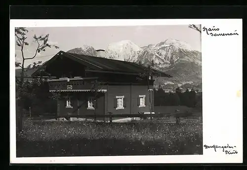 AK Berchtesgaden, Blick auf Haus Sonnenau