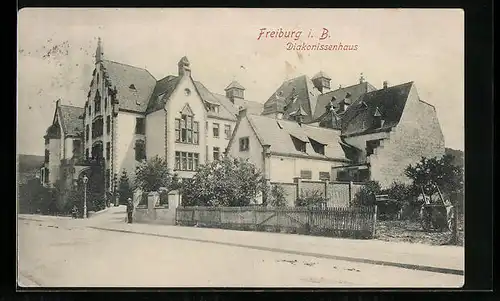 AK Freiburg i. B., Partie am Diakonissenhaus