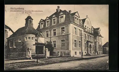 AK Heiligenberg, Friedrich-Luisen-Bezirks-Krankenhaus mit Kapelle