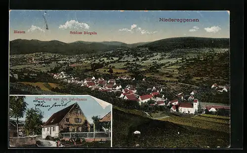 AK Niedereggenen, Handlung von Jos. Gabelmann, Ortsansicht