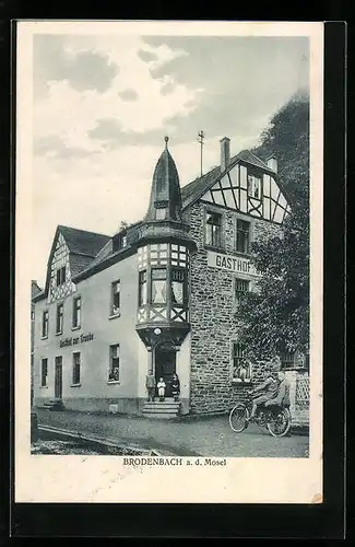 AK Brodenbach /Mosel, Gasthof zur Traube