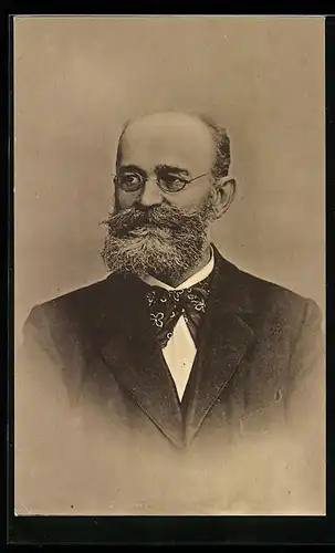 AK Friedrich Geyer, Zigarrenfabrikant und Mitglied des Reichstags, SPD, Vorwärts-Redakteur