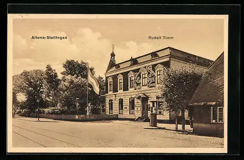 AK Hamburg-Stellingen, Zum alten Gasthaus von Rudolf Timm