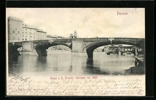 AK Firenze, Ponte a S. Trinita, rifondato nel 1567