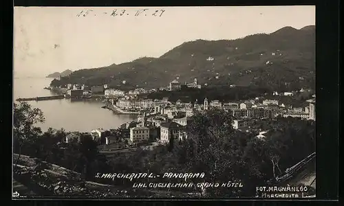 AK S. Margherita L., Panorama, Dal. Guglielmina Grand Hotel