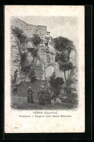 AK Verna /Casentino, Precipizio e Capella delle Sacre Stimmate