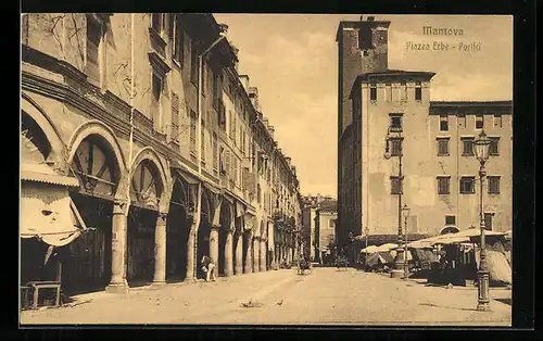 AK Mantova, Piazza Erbe - Portici