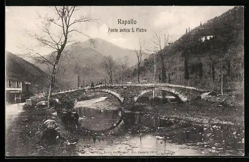 AK Rapallo, Ponte antico S. Pietro