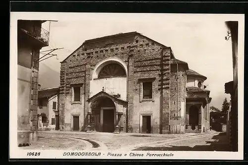 AK Domodossola, Piazza e Chiesa Parocchiale