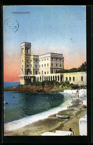 AK Cornigliano, Strand und Palazzo