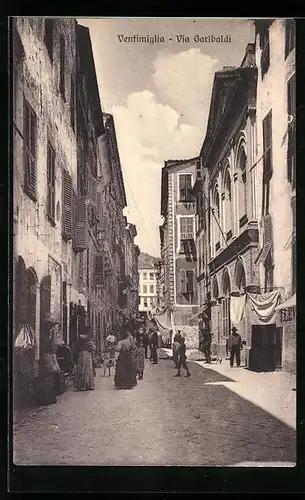 AK Ventimiglia, Via Garibaldi