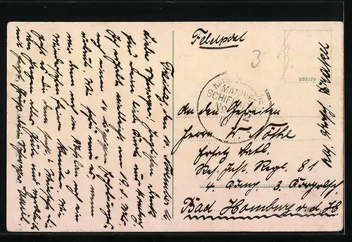 AK Kriegsschiff SMS Lothringen am Liegeplatz