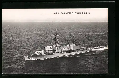 AK USS William R. Rush DD-714