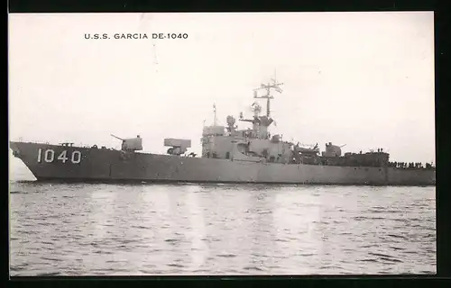 AK USS Garcia DE-1040, Kriegsschiff