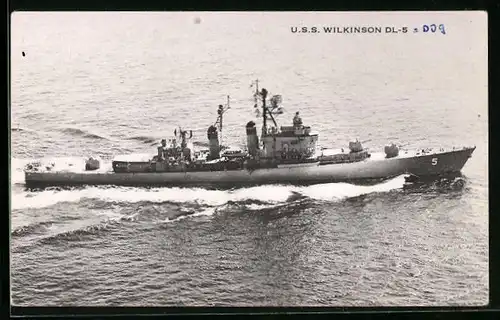 AK USS Wilkinson DL-5, Kriegsschiff