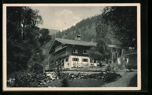 AK Bayrischzell, Blick auf den Tannerhof