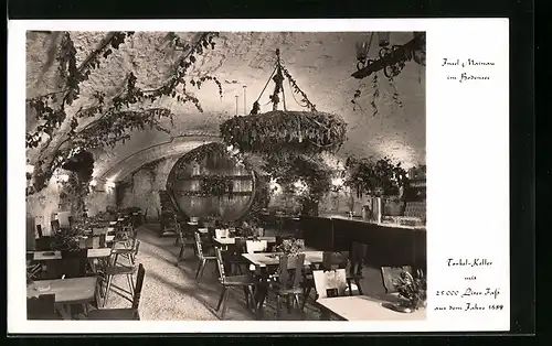 AK Insel Mainau /Bodensee, Torkel-Keller mit 25000-Liter-Fass