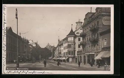 AK Konstanz, Partie an der Marktstätte