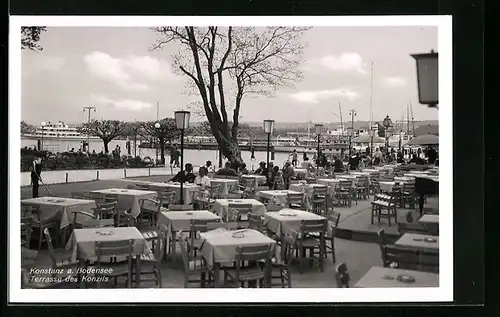 AK Konstanz / Bodensee, Terrasse des Konzils