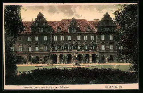 AK Regensburg, Fürstlich Thurn und Taxis`sches Schloss