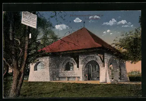 AK Göppingen, Hohenstaufen, Schutzhütte