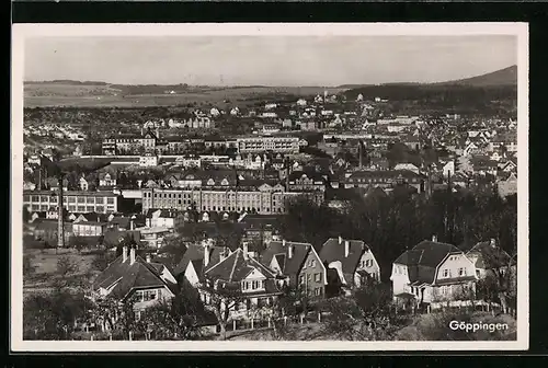 AK Göppingen, Gesamtansicht der Stadt