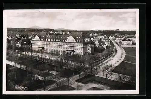 AK Göppingen, Teilansicht mit Amtshaus