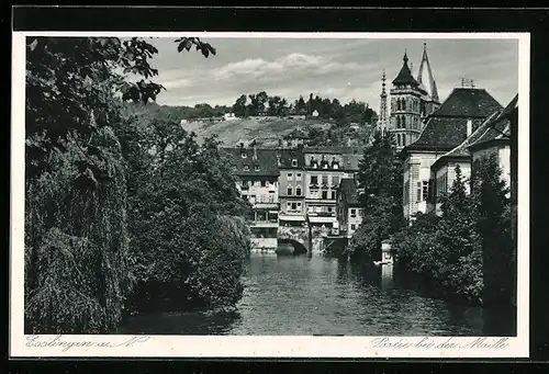 AK Esslingen a. Neckar, Partie bei der Maille