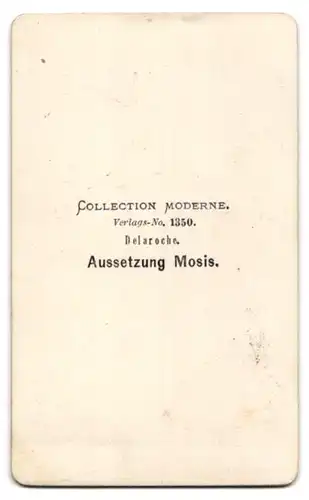 Fotografie Collection Moderne, Delaroche, Gemälde: Aussetzung Mosis