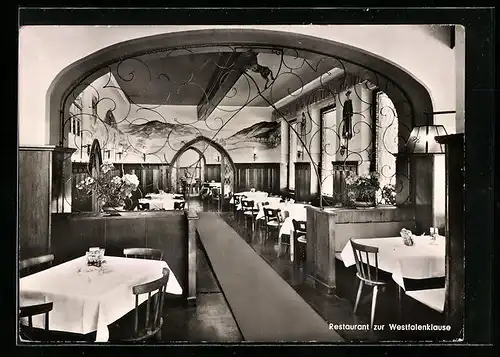 AK Berlin, Restaurant Zur Westfalenklause, Kaiserdamm 109