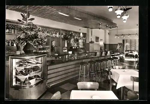 AK Berlin-Charlottenburg, Restaurant Heinz Kardell, Sybelstrasse 33