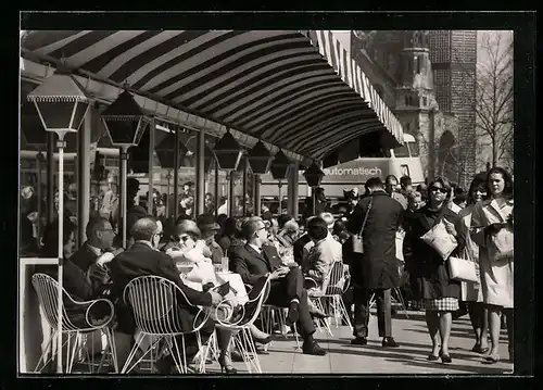 AK Berlin-Charlottenburg, Café Kranzler am Kurfürstendamm, Ecke Joachimstaler Strasse