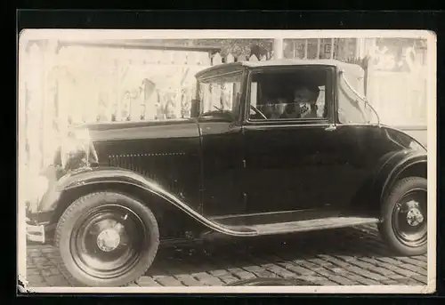 Foto-AK Paar im Auto