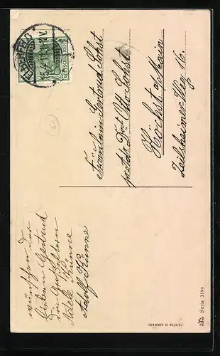 AK Osterhase und Osterküken