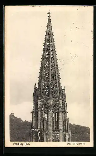 AK Freiburg i. B., Münster-Pyramide