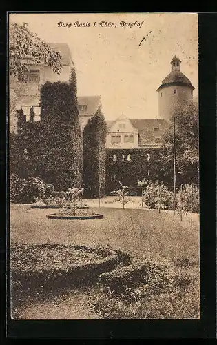 AK Ranis i. Thür., Burg Ranis, Burghof