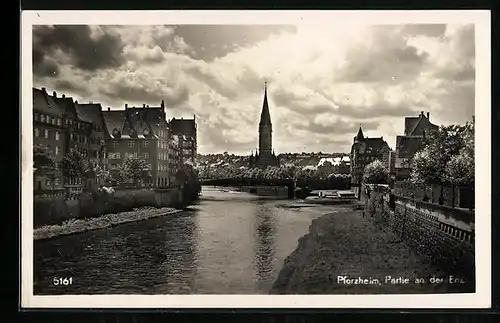 AK Pforzheim, Partie an der Enz