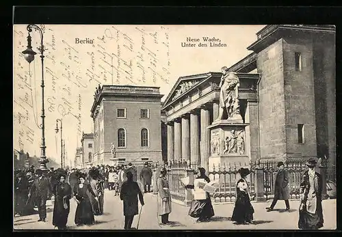 AK Berlin, Neue Wache Strasse Unter den Linden