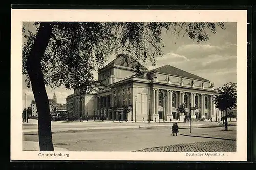 AK Berlin-Charlottenburg, Deutsches Opernhaus