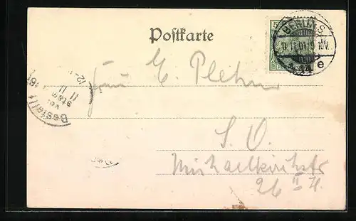 AK Berlin, Neue Wache im Kastanienwäldchen