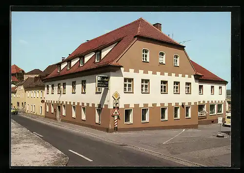 AK Nabburg, Gasthof Weisses Lamm, Bes.: Familie F. Bergmann