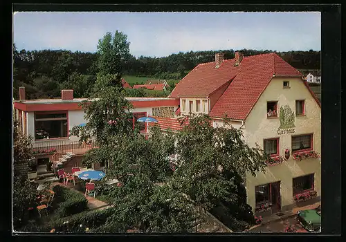 AK Waischenfeld, Blick auf das Cafe-Pension am Harletstein