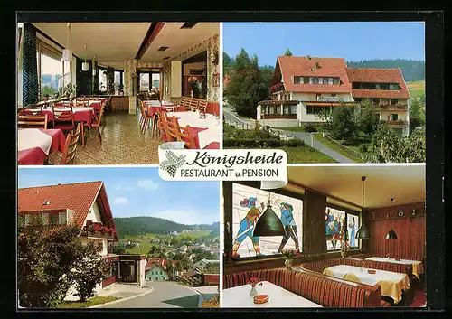 AK Warmensteinach i. Fichtelg., Restaurant u. Pension Königsheide