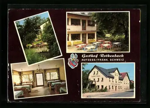 AK Aufsess /Fränk. Schweiz, Gasthof Rothenbach, Bes.: Fam. Rothenbach