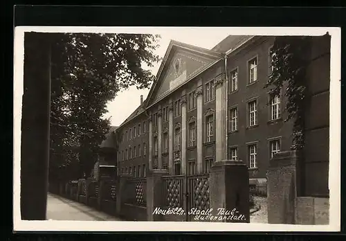 AK Berlin-Neukölln, Staatliche Taubstummenanstalt