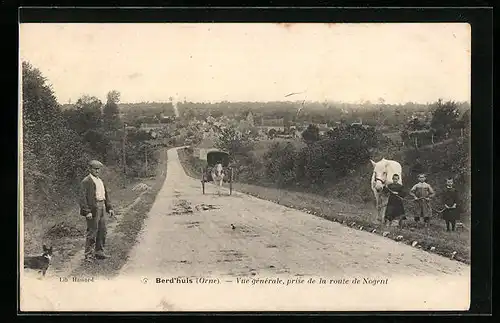 AK Berd`huis, Vue generale, prise de la route de Nogent