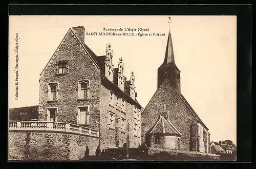 AK Saint-Sulpice-sur-Rille, Eglise et Prieure