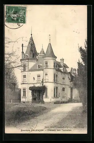 AK Alencon, Chateau des Tourelles