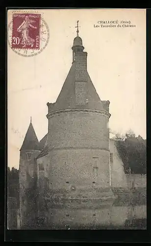 AK Challoué, Les Tourelles du Chateau