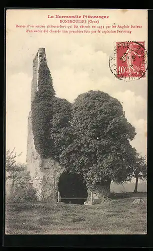 AK Bonsmoulins, Restes d`un ancien chateau-fort